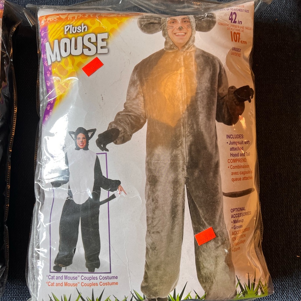 Plush Mouse Costume